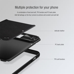 For iPhone 13 Pro /13 Pro Max Case NILLKIN CamShield Leather Case Slide Camera Lens Protection Back Cover For iPhone13 Shell - Anti-Spy Guru, Anti-Spy, Camera Protection Slider, Privacy, Webcam, Slider, Privacy Screen Protector, iphone, iPhone