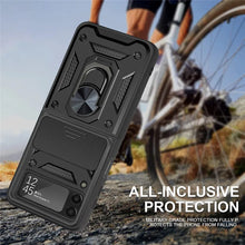 Load image into Gallery viewer, Anti-Spy Case For Samsung Galaxy Z Flip 3/4 with Magnetic Car Ring, Camera Protection, CamShield Shockproof, Armor, Stand Holder - Anti-Spy Guru, Anti-Spy, Camera Protection Slider, Privacy, Webcam, Slider, Privacy Screen Protector, iphone, iPhone
