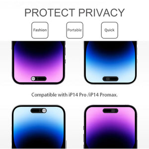 3pcs. Anti-Spy Front Camera Slider Cover for iPhone 14 /14Plus/14Pro /14ProMax Phone Webcam Cover Lens Sticker - Anti-Spy Guru, Anti-Spy, Camera Protection Slider, Privacy, Webcam, Slider, Privacy Screen Protector, iphone, iPhone