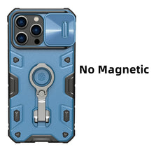 Load image into Gallery viewer, Anti-Spy Armor Case for iPhone 14/ Pro/ Max Magnetic Case For iPhone 13/ Pro/ Max CamShield Armor Pro Case Slide Camera Case With Ring Kickstand - Anti-Spy Guru, Anti-Spy, Camera Protection Slider, Privacy, Webcam, Slider, Privacy Screen Protector, iphone, iPhone