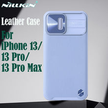 Load image into Gallery viewer, For iPhone 13 Pro /13 Pro Max Case NILLKIN CamShield Leather Case Slide Camera Lens Protection Back Cover For iPhone13 Shell - Anti-Spy Guru, Anti-Spy, Camera Protection Slider, Privacy, Webcam, Slider, Privacy Screen Protector, iphone, iPhone
