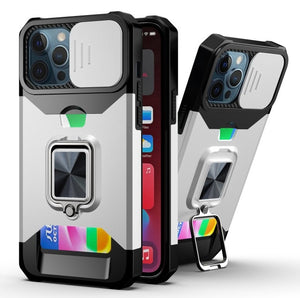 Anti-Spy CamShield Case with Card Storage 6 6S 7 8 11 12 13 SE 2020 Plus X XS XR Max Pro Mini Ring Kickstand - Anti-Spy Guru, Anti-Spy, Camera Protection Slider, Privacy, Webcam, Slider, Privacy Screen Protector, iphone, iPhone